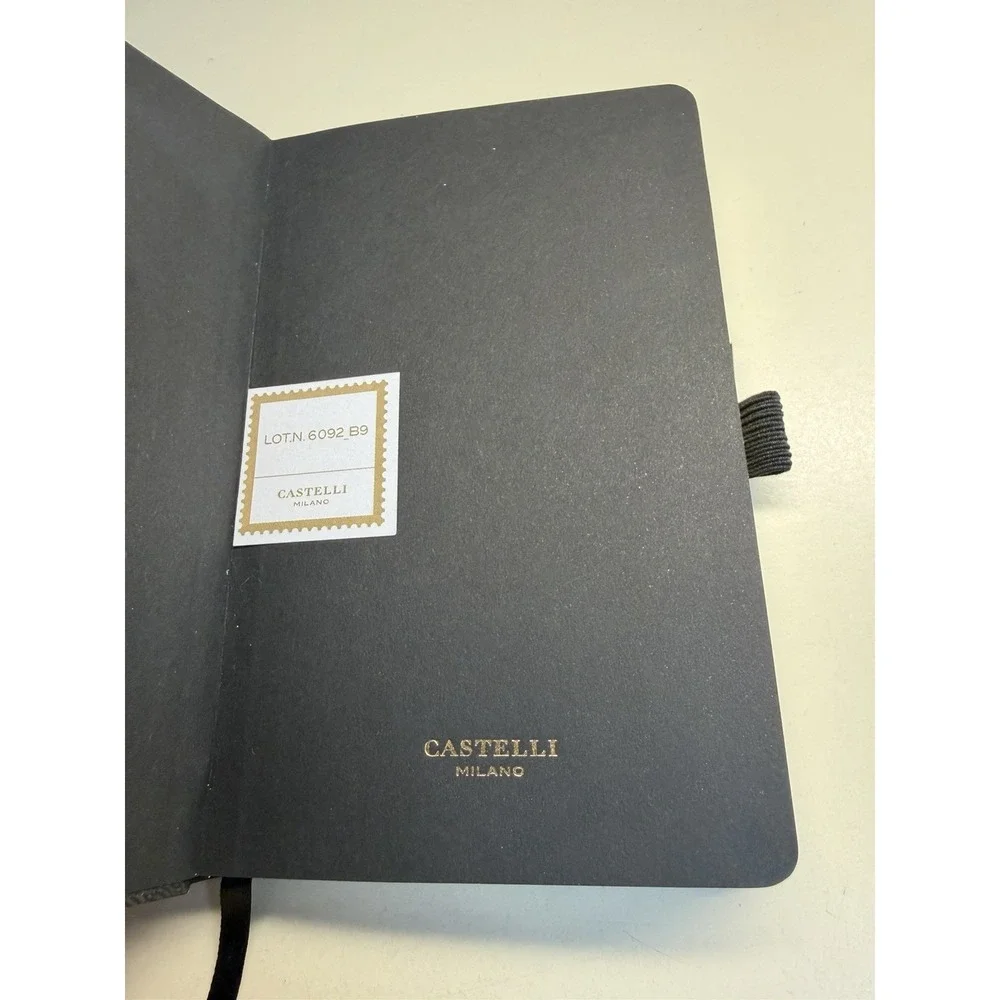 Castelli Milano Copper & Gold Pocket Notebook Journal 192 Pages Made Italy